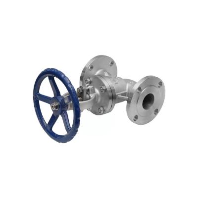 China Class150 DN80 DN100 flange hand wheel stainless steel globe valve for sale