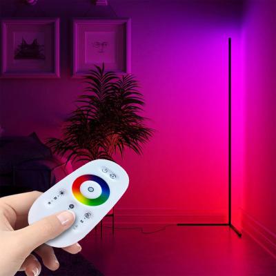 China Dropshipping LED Light RGB Modern Tripod Corner Decorative Remote Control Detachable 140cm Floor Lamp For Living Room for sale