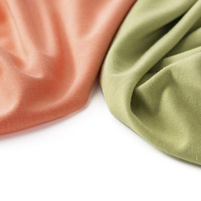 China LENZING SUSTAINABLE 92% Micro Modal Elastane/Spandex/8% Polyurethane Finished Knit Single Tank Plain Fabric for sale