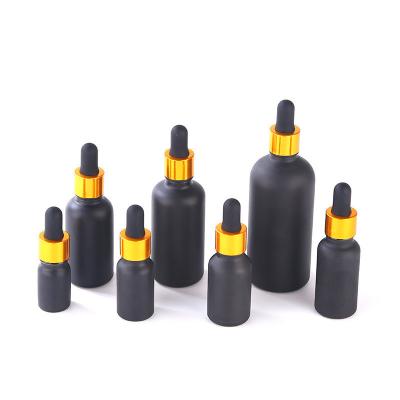 China 5ml 10ml 15ml 20ml 30ml 50ml 100ml 120ml Amber Glass Bottle Dropper Essential Oil Cosmetic Oil Bottle for sale