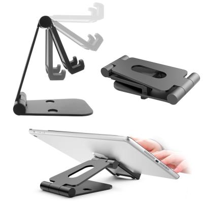 China 360 Degree Rotating Foldable Cell Phone Holder Stand Swivelsmart Aluminum Phone Holder Mobile for sale