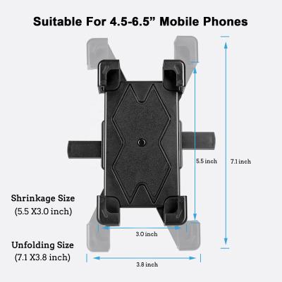 China Eco-friendly Hot Selling Amazon New Arrival Mobile Cell Phone Cell Phone Mount Universal Cell Bike Phone Mount for sale