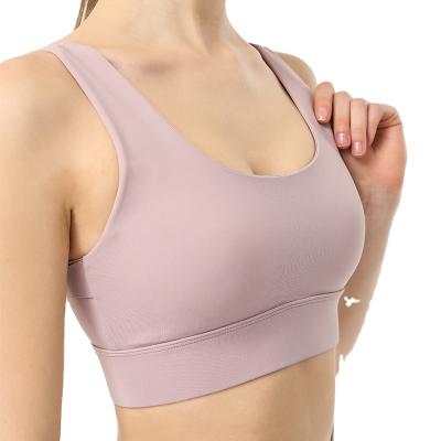 China New Style Custom High Impact Breathable Women's Yoga Bra Shock Absorber Top Gym Sports Wear Fitness Sports Bra for sale