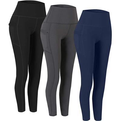 China LadiesWaist Breathable High Quality Panty Wear Gaiters Seamless Yoga Fitness Pants Scrunched Yoga Pants for sale