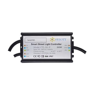 China Dimable Self-adaptive Remote Lighting Remote Management Installation Is Convenient Smart PLC Street Light Controller for sale