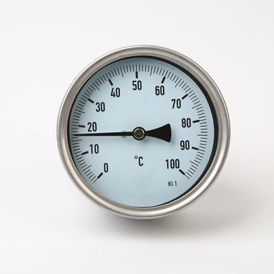 China Metal specializing in the production of bimetallic thermometer for industrial use for sale