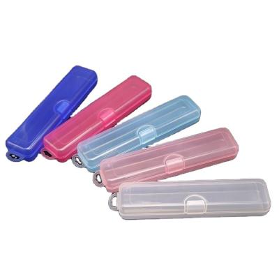 China Sustainable PP Material Plastic Travel Thoothbrush Box Set Holder Cover Toothpaste Toothbrush Case for sale