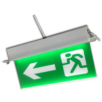 China Emergency 3W CE Certificated Recessed Mounted Emergency Led Sign Light for sale