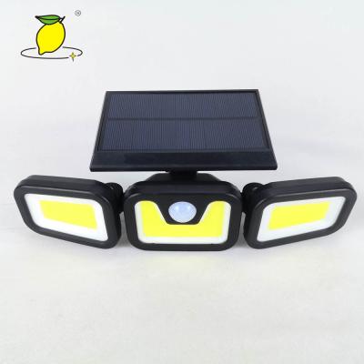 China High Brightness Outdoor Solar Powered Motion Sensor Security Outdoor Led Wall Light for sale