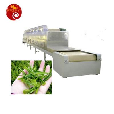 Κίνα Automatic Medicine Treatment Factory Tunnel Microwave Drying Basil Leaf Sterilization Machine in China προς πώληση