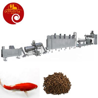 China Ornamental Floating Processing Line Aquatic Fish Feed Extruder Fish Feed Machine for sale