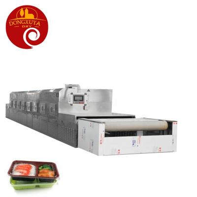 China High Efficiency Low Cost Tunnel Microwave Fast Food Meal Drier Heating Industrial Nutritious Equipment for sale