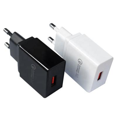 China High Quality QC 3.0 Quick Charger Plug with kc Certificate Travel Mobile Phone kc Certified 18w Quick Charger QC 3.0 Usb Charger Adapter Wall Plug kc Charger 3.0 for sale