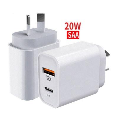 China Mobile Phone Smart PD 20W Usb Portable Fast Mobile Phone Charger Carregador Celular Type Original Usb C Quick Wall Fast Charger For Iphones for sale