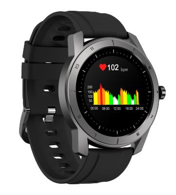 China Touch Screen IP67 Warterproof Heart Rate And Blood Pressure Music Smart Watch Body Temperature for sale