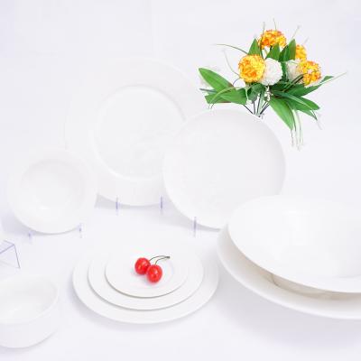 China 2021 cheap factoy viable restaurant ceramic wholesale tableware for sale