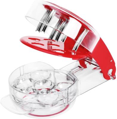 China Cherry Pitter Tool Viable Cherry Remover 6 Cherry Olive Fruit Pitters Tool Set for Fruit Lover Making Fresh Dish Pie Jam Dishes for sale