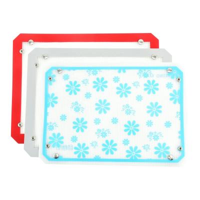 China 2022 New Style Viable Silicone Baking Mat With Sheet Reusable Silicone Button Leakproof Pastry Basket Tray For Pizza, Cookie, Pie for sale