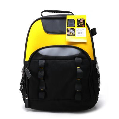 China Oxford Multi Pockets Backpack Mechanic Electrician Tool Storage Bag Accessories For Hardware Tool Drill Bit Customized for sale