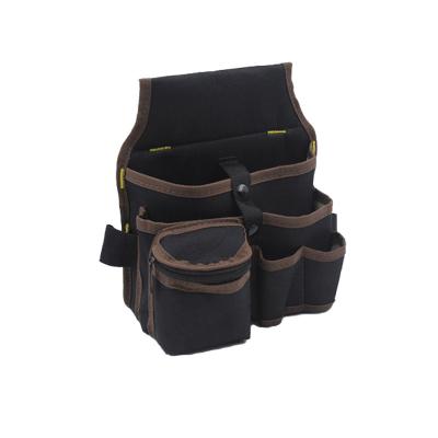 China Polyester Multi Pockets Mechanic Electrician Tool Storage Bag For Hardware Tool Drill Bit Belt Pouch Customized Toolbox for sale