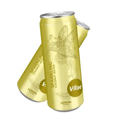 China Sugar Free Viloe Carbonated Soft Drink Lemon Juice Sparkling Coconut Water Soda Water for sale