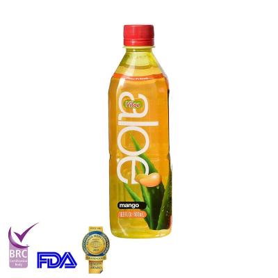 China Sugar Free Viloe Flavored Organic Aloe Vera Soft Drink Fat Gluten Free Mango Flavor for sale