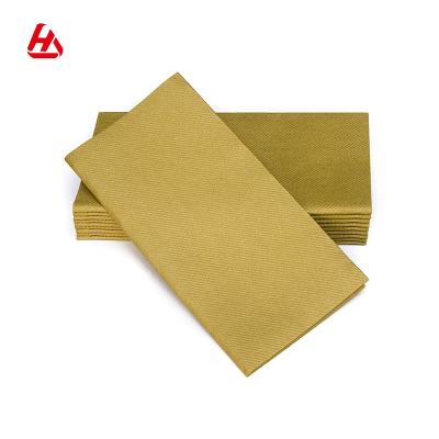 China Hot Selling Colorful Cheap Elegant Gold Tissue Paper Napkin Tissue Paper Feel High Quality Linen Napkins for sale