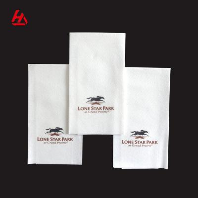 China Printed The Last 2 Hours Of Industrial Absorbent High Quality Air-expanded Paper Printing On Disposable Towels Feel Guest Linen Towels for sale