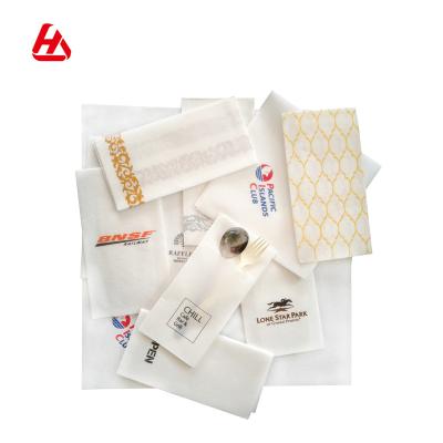 China Hot Sale Color Printed High Quality Paper Napkins With Logo Custom Airlaid Napkin for sale