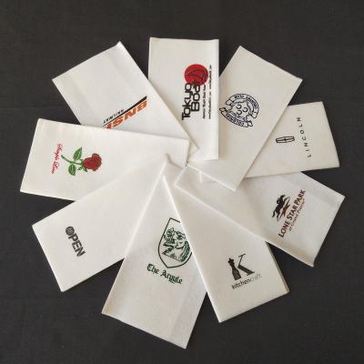 China Custom Napkins Printed Tissue Good Quality Paper Napkins With Logo Disposable Napkins for sale