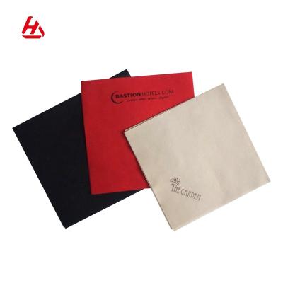 China Hot Selling Printed Deep Blue Dinner Napkins Color Table Napkin Folding Cloth Napkin Types for sale