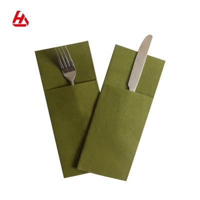 China Custom Printed Napkin Guardanapo Color Napkin Pocket Napkins Servet Cutlery Napkin for sale