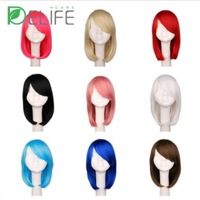 China The other Cosplay wig animation cos wig red gold green short hair Korean version MSN shaved face shake for sale