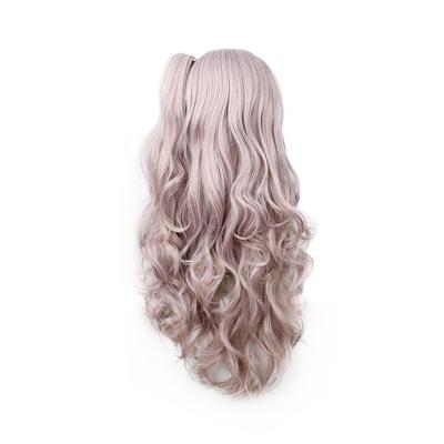 China The other wholesale synthetic wig long cosplay wig impact afro cosplay straight cheap black orange blonde short genshin one 150cm long for sale