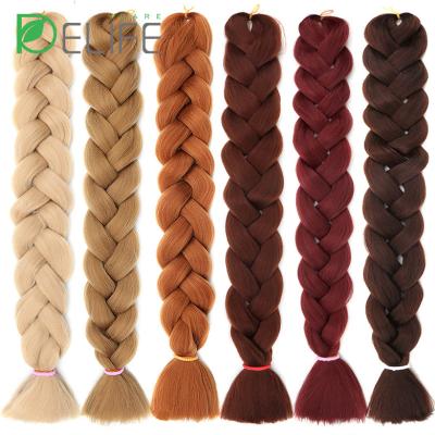 China Wholesale Natural African Jumbo Dirty Braid Hair Wig Chemical Fiber Foreign Trade Jacques Braid High Temperature Braid for sale