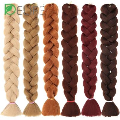 China Big Jumbo Braid Hair African Jumbo Braid Hair Chemical Fiber Hair Braids Dirty Braid for sale