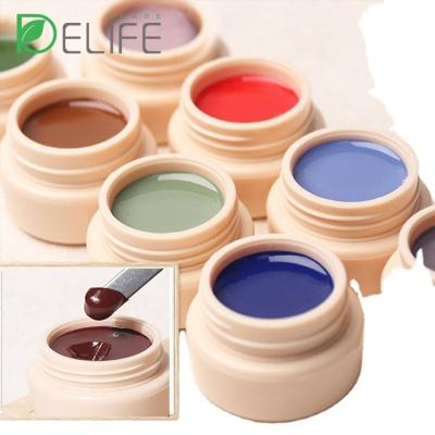 China Color Long Lasting And Water Proof Simple Solid UV Nail Gel Polish Solid Glue Phototherapy Glue Nail Shop for sale