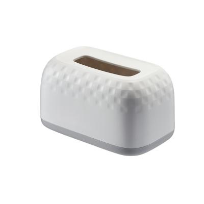 China Wholesale 8003 Nordic Style Bathroom Tissue Box Sustainable Style Paper Box White Single Toilet Paper Box for sale