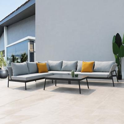 China Modern Outdoor Furniture Modular Aluminum Sofa Set for Garden for sale