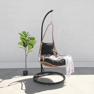 China Strong.durable PE Rattan Swing Egg Hanging Chair Adult Size Used For Patio Garden for sale