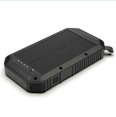 China Support 2022 WT81 10000mAh portable power bank mobile 3 USB solar fast charger outdoor fast phone portable power bank for sale