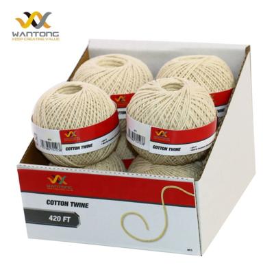 China Natural Cotton Yarn Twine Macrame Gardening Twine For Decoration Tying/Kitchen/Household Use for sale