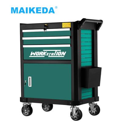 China Advanced Durable Professional Car Repair Garage Workshop Garage Tool Box With Tool Trolley Tool Cabinet Tool Box for sale