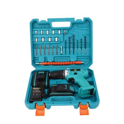 China 25V Cordless Drill Li-ion Battery Woodworking Power Drill Set 1500rpm for sale