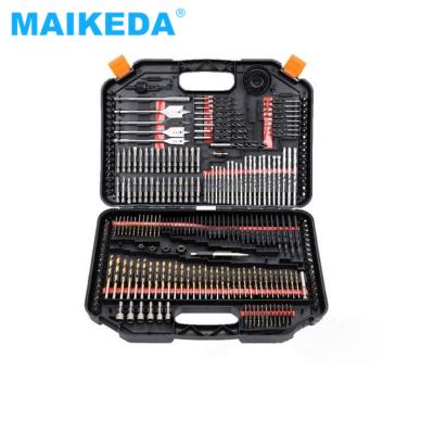 China Woodworking Drilling Multifunction 246 Pcs Hand Combination Power Tools Electric Drill Bit Set With Blow Molding Case for sale