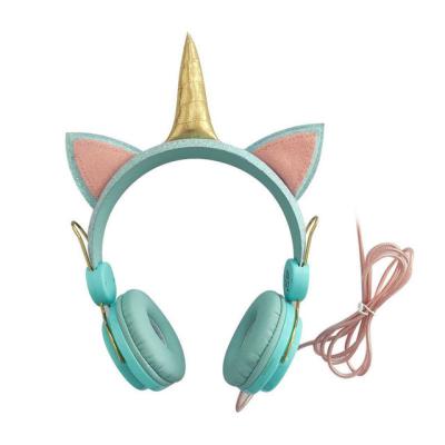 China OEM High Quality Custom Plush Cartoon Cute Cable Animal Cute Headband Warm Headphones With Cute Characters for sale