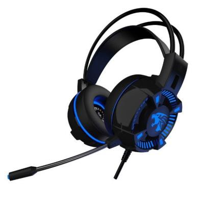 China Headband Gaming Headset For PC Gamer Computer Tablet Earphone With Mic Led Light for sale