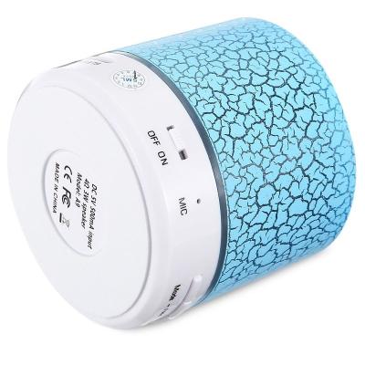 China 2021 Outdoor Portable Radio Mini Speaker S10 Wireless Speaker With TF Card And Led Light for sale