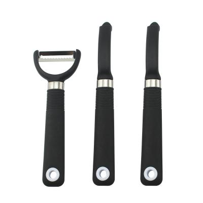 China Wholesale3 Piece Kitchen Instruments Multifunctional Detachable Stainless Steel Viable Sharp Blade Vegetable Fruit Peeler For Kitchen Tools for sale