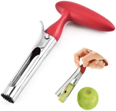 China Kitchen Instruments Stainless Steel Apple Hollow Punch Durable Durable Core Remover For Fruit With Sturdy Ergonomic Handle for sale